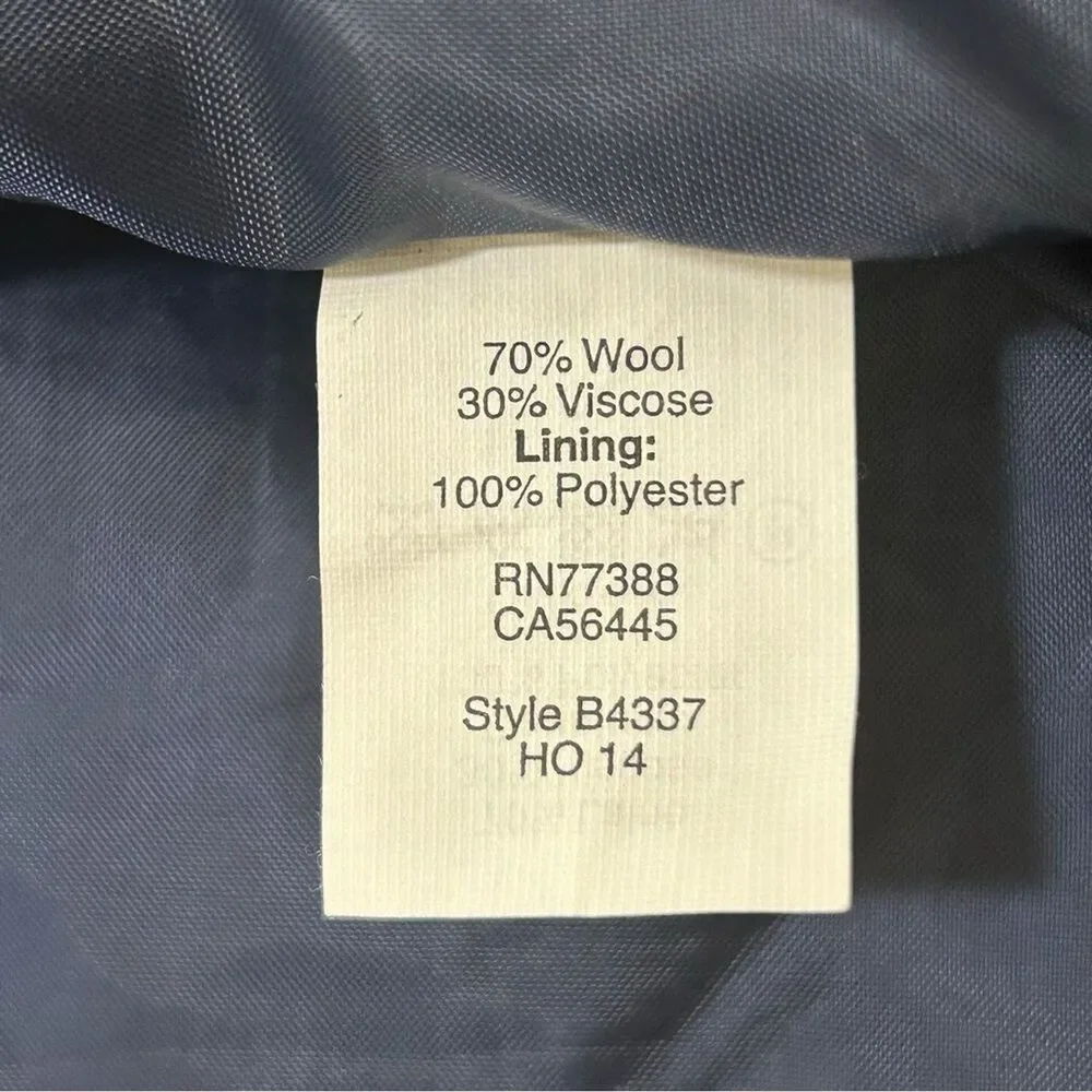J.CREW Wool Mini Skirt Size 6 Formal Office Aqua Blue Black Wool Mini Skirt